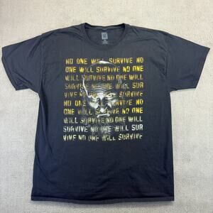 WWE Tommaso Ciampa "No One Will Survive" Authentic T-Shirt Men's XL Black Cotton